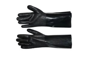 Guantes de 14" PVC negros